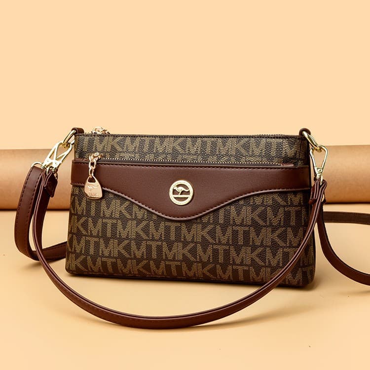 Women's Bags 2025 New Fashion Printed Crossbody Bag Casual Middle-Aged Mom Shoulder Bag Versatile Women's Crossbody Small Bag