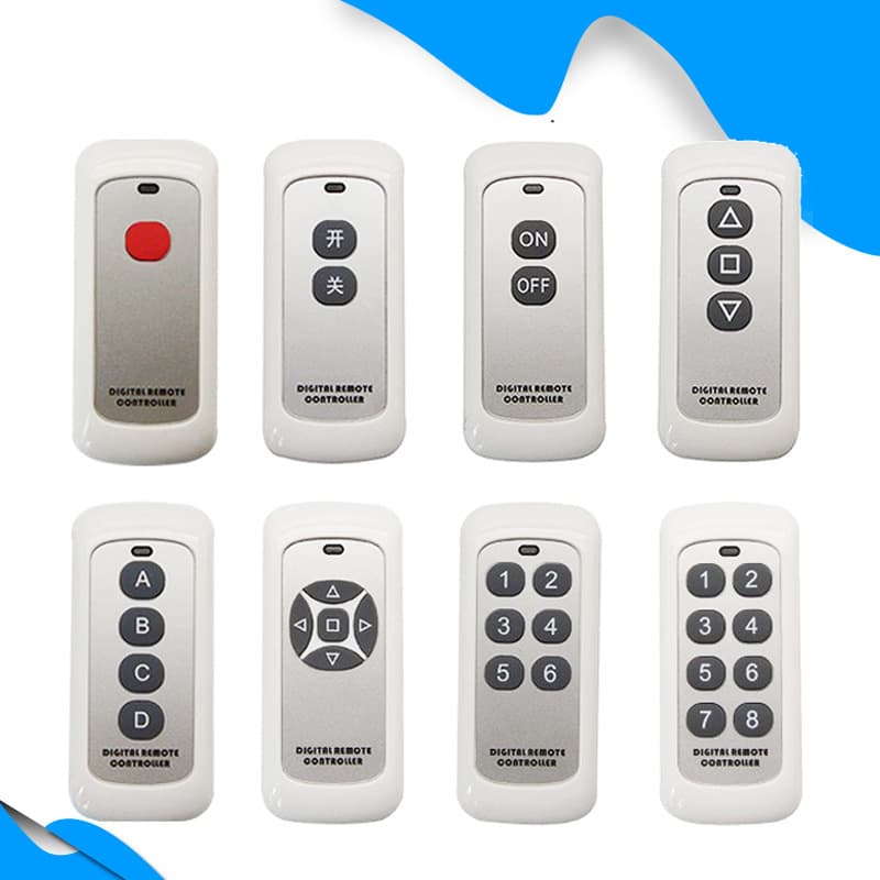High Power 1000m Remote Control Pump Wireless Remote Controller 433/315 Motor Light Remote Switch