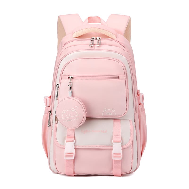 Natural Fish Student Backpack for Junior High School Girls Casual Backpack High Appearance Large Capacity Double Shoulder Bag Wholesale Primary School Students
