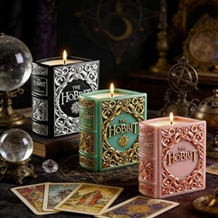 Vintage Book-Shaped Silicone Mold for Aromatherapy Candles, DIY Creative Desktop Decoration Mold