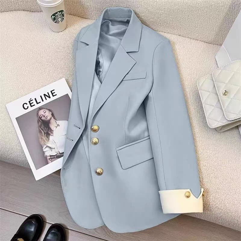 Spring Autumn Blazer for Women 2025 Spring New Korean Style Designer Sense Niche Fashion Temperament Commuter Small Suit
