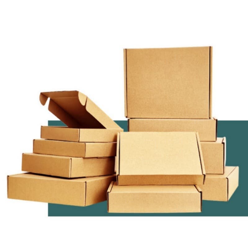 Yiwu airplane box packaging for toys, books, accessories, cosmetics, clothes, foldable corrugated blank rectangular flat box