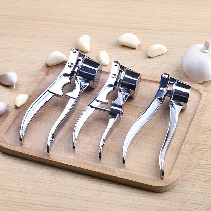 Wholesale Extra Large Garlic Press Garlic Mincer Garlic Clamp Multifunctional Zinc Alloy Stainless Steel Manual Pull Garlic Crusher
