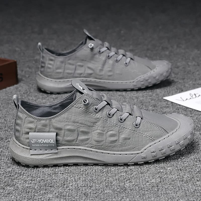 Summer Canvas Men's Shoes 2023 New Driving Sneakers Old Beijing Cloth Shoes Men's Trendy Shoes Slip-On Lazy Men's Shoes