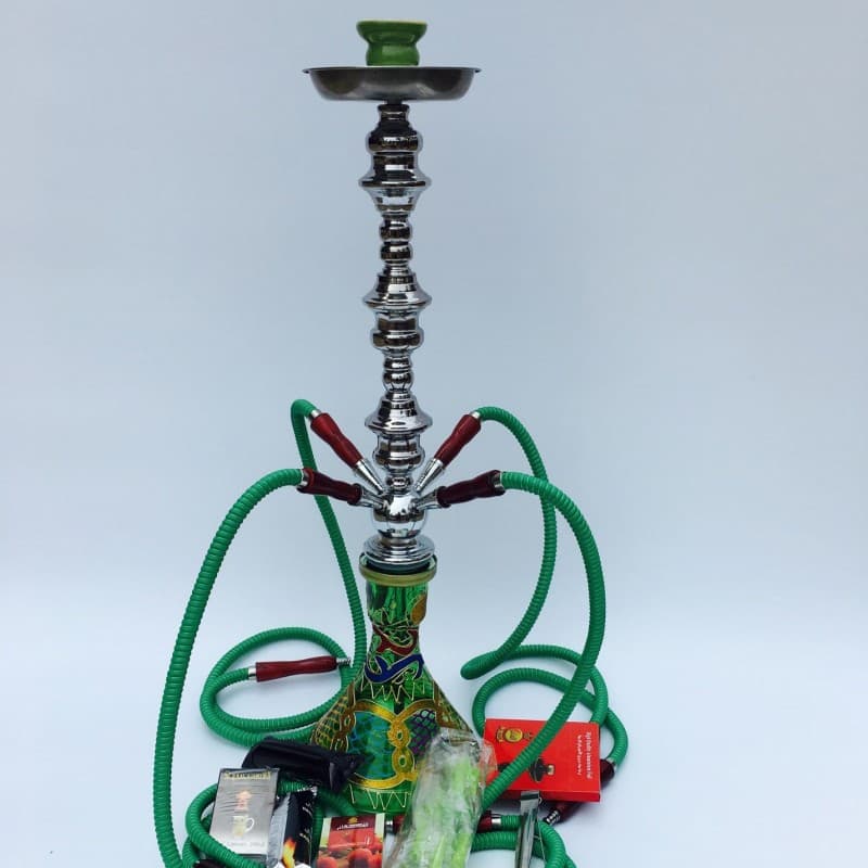 Factory Stock Medium Hookah Set for 2-4 People, Complete Hookah Pipe for Bar KTV