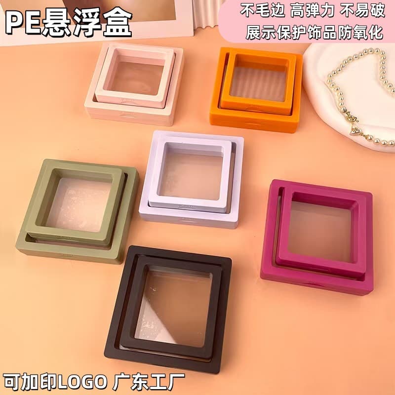 Wearable bracelet display box pe film suspension box crystal jewelry storage packaging box jewelry box gift box
