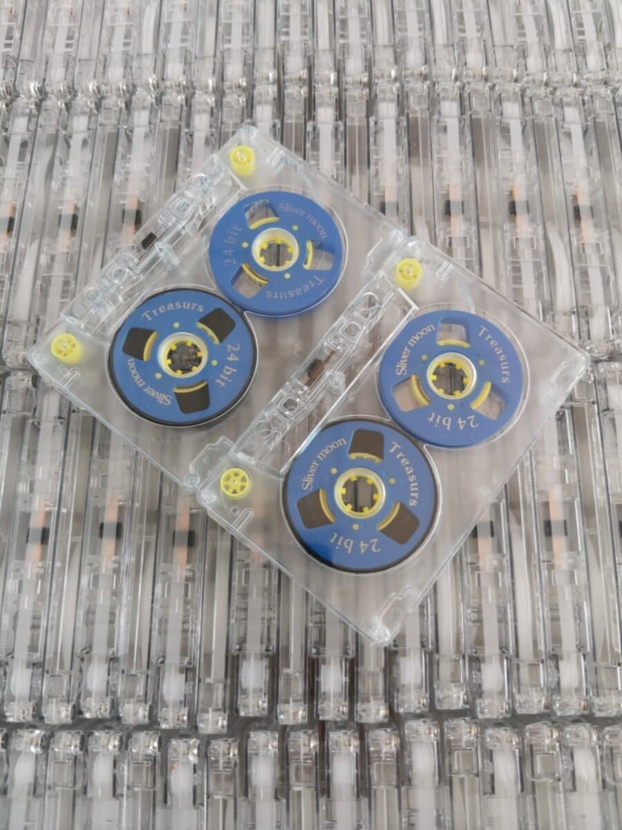 New Mini Open Reel Cassette Blank Tape Recording Tape Repeater Cassette Nostalgic Tape