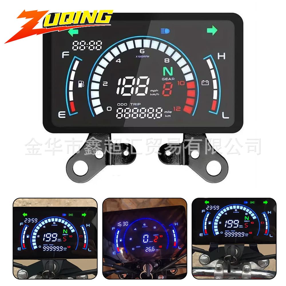Hot-selling South America Motorcycle Vento Ryder 150 190 Digital LCD Instrument Cluster cm150 Speedometer Assembly