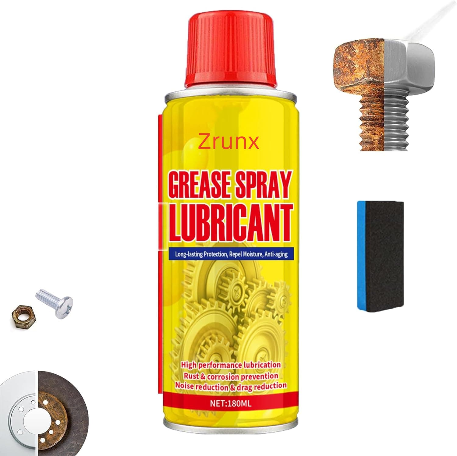 Cross-border Supply Anti-Rust Lubricant Spray & Rust Remover Metal Rust Removal Spray