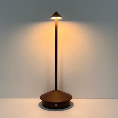 Cross-border Nordic American-style minimalist retro warm light iron art rechargeable ambiance night light bar table lamp