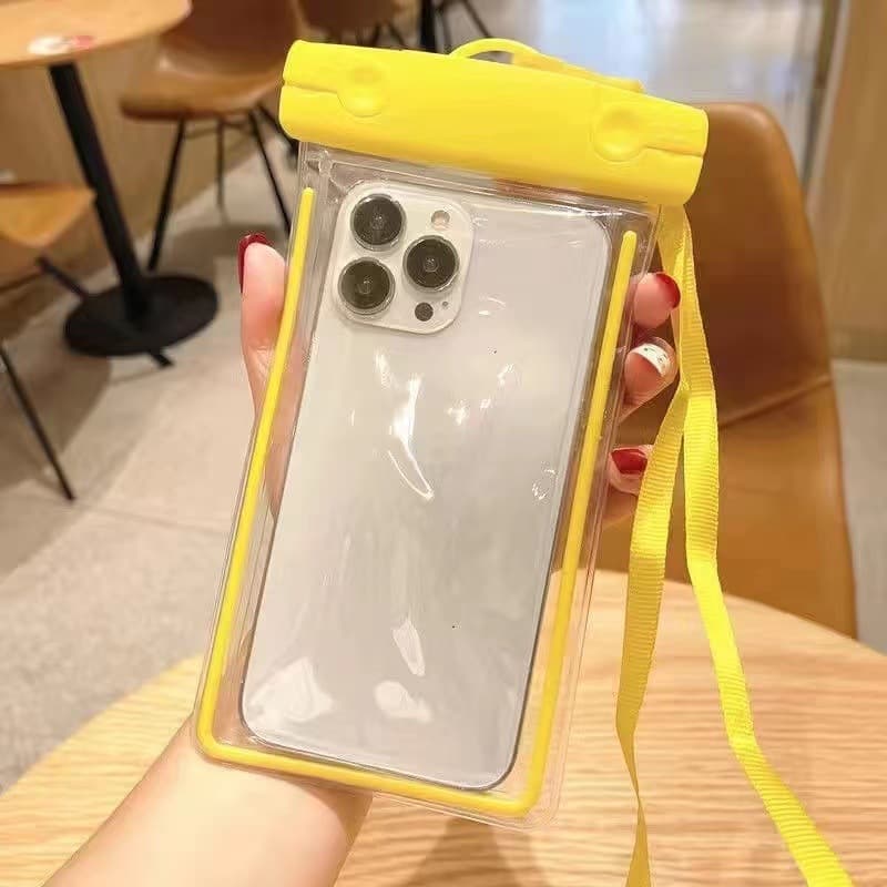 Wholesale Glow-in-the-Dark Waterproof Phone Pouch, Touchscreen Compatible with Air Cushion, Cartoon Design, 8-Level 3-Layer Waterproof Phone Bag for Swimming and Diving