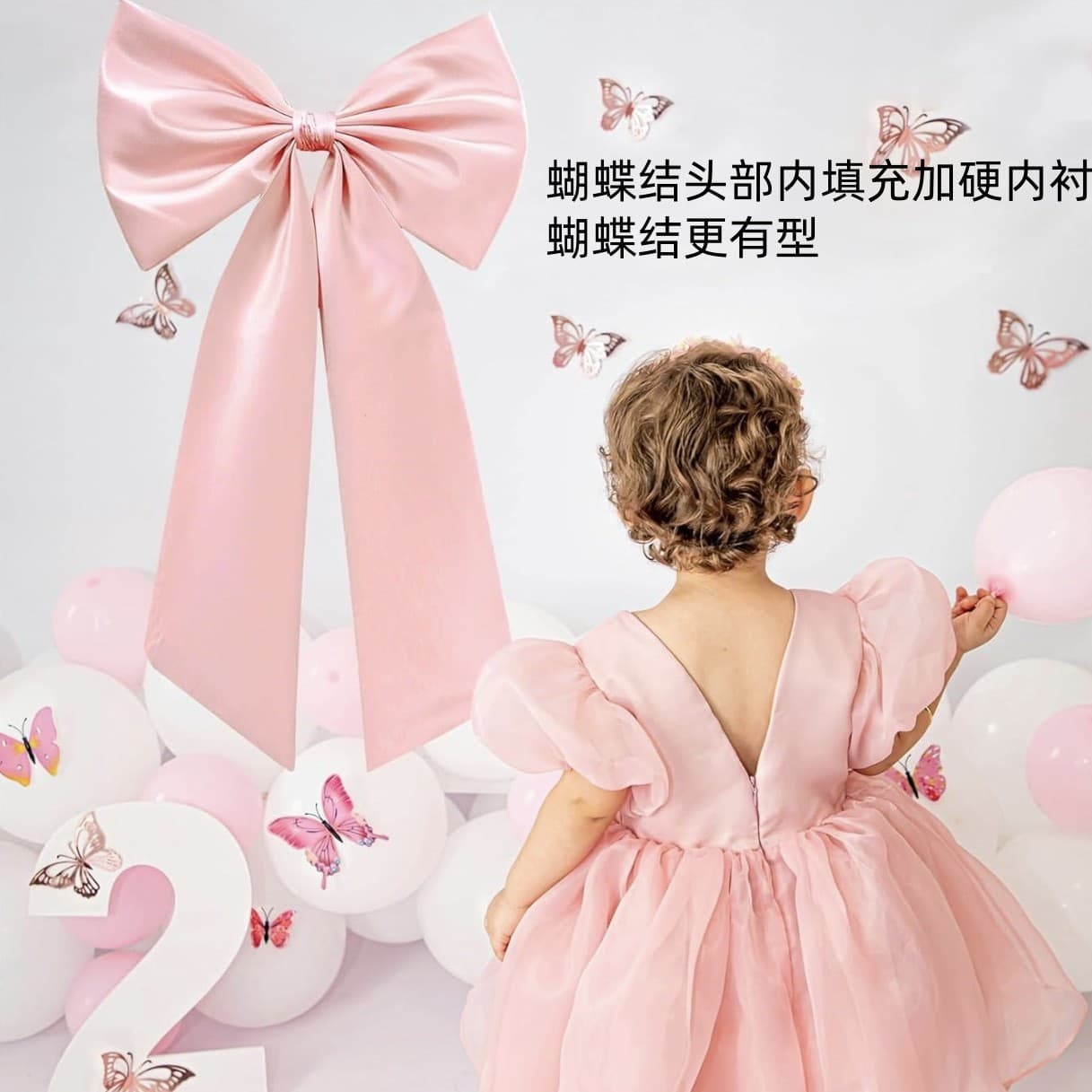 AliExpress Children's Dress Princess Dress for Kids Pink Baby One-Year-Old Dress Flower Girl Wedding Little Girl Dress