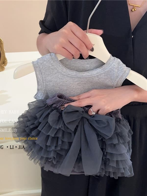 Baby Girl Tutu Dress Summer New Style Fashionable Toddler PP Pants Princess Dress Mesh Tutu Skirt