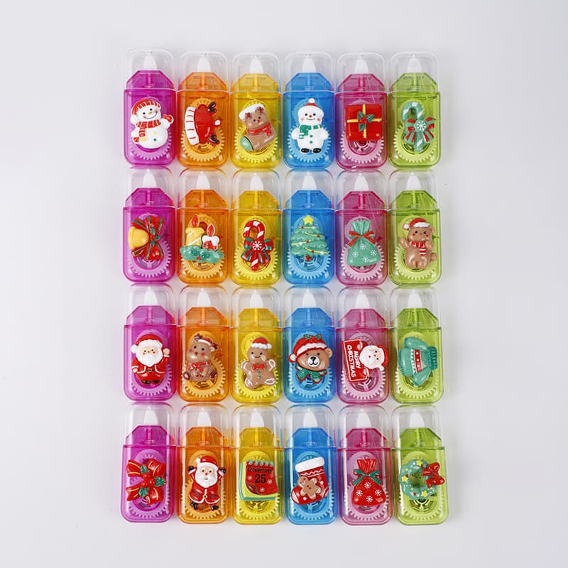 Mini correction tape with creative cartoon donuts Korean junior high school student ins correction tape Christmas correction tape with error correction tape