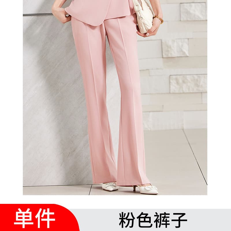 Women's Summer Short-Sleeve Suit Set, Two-Piece with Pants or Skirt, Cross-Border Office Professional Women's Suit