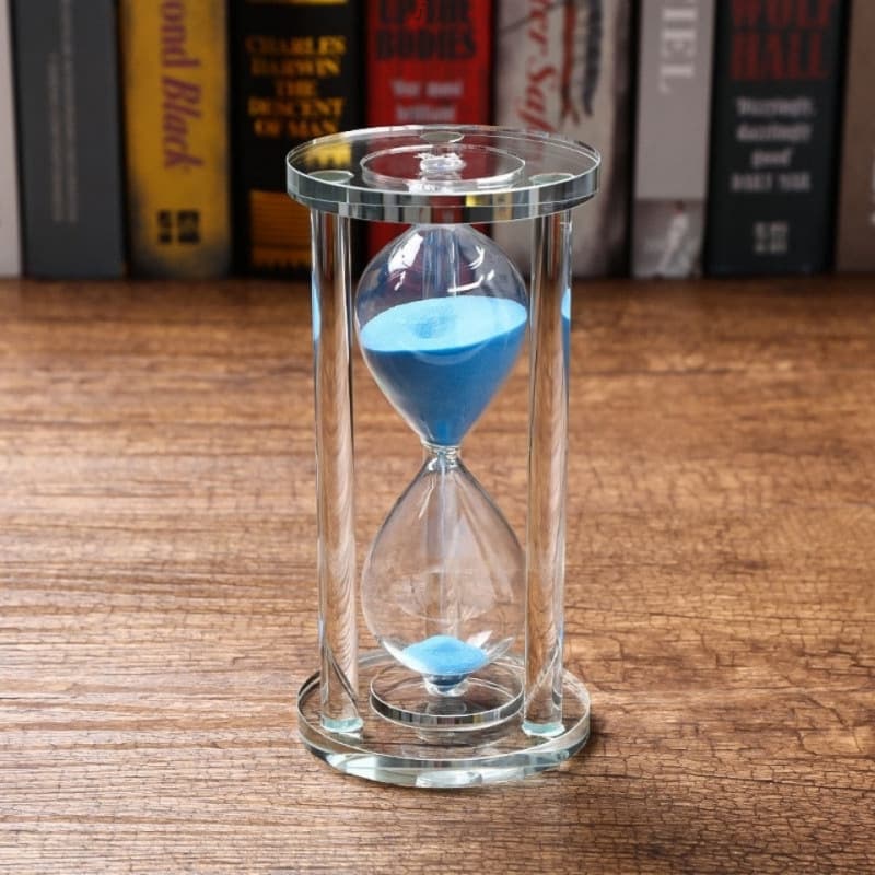 Engraveable Sand Timer 15/30/60 Minutes Birthday Gift Box Set, Desktop Sand Flow Decor from Small Workshop