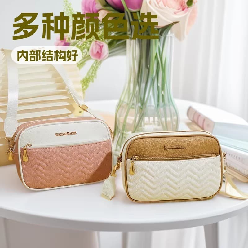 Women's Double-Layer Square Bag New Style Cross-Border Ladies' Bag 2026 Handbag Wholesale Fashion Commuter Women's Crossbody Bag