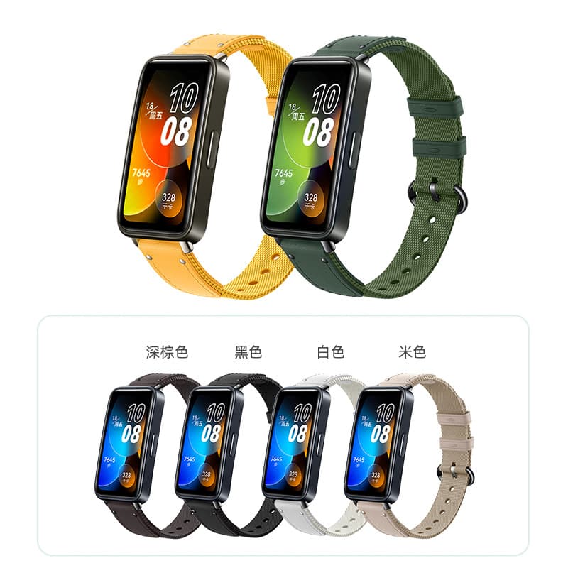 Compatible with Huawei Band 11/11 Pro/10/9 Woven Nylon Strap Band 6 Honor 9 Breathable Lightweight