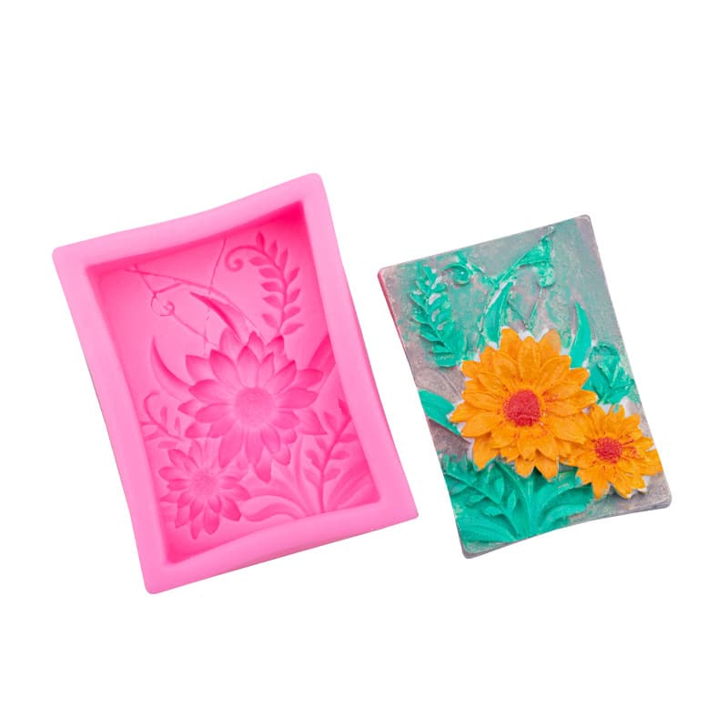Sunflower Silicone Mold Aromatherapy Plaster Mold Silicone Soap Handmade Soap Flower Mold