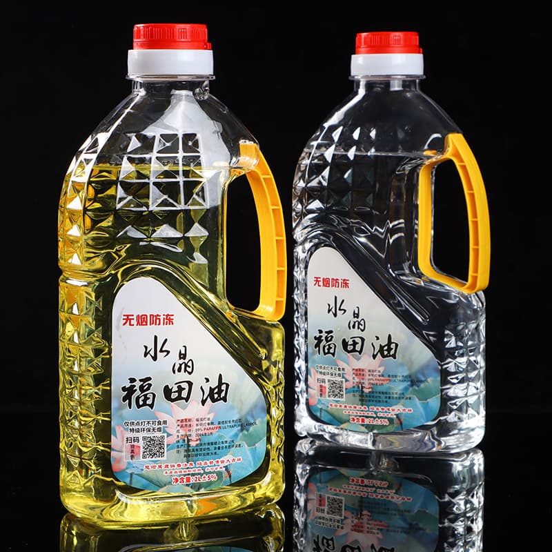 Boyao Crystal Futian Lamp Oil 2L Long-Burning Lamp Liquid Oil Smoke-Free Eco-Friendly Taiwan Bodhi Lamp Oil for Home Buddha Lamps