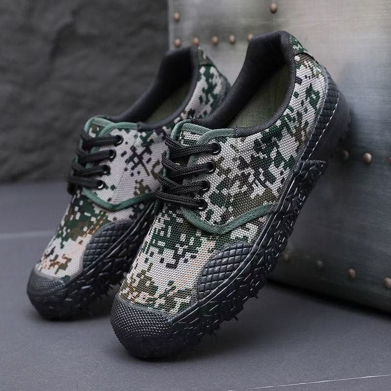 Woodland Digital Liberation Shoes Spring Summer Men's Low-Top Training Shoes Anti-Slip Wear-Resistant Breathable Work Site Shoes Durable