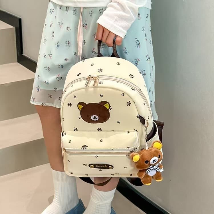 Cute girly large-capacity backpack 2026 new commuter backpack college style student school bag travel bag