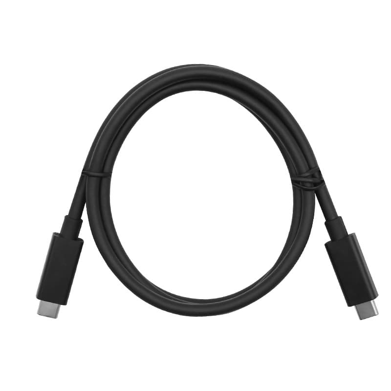 CTOC data cable with dual male connectors and 16 cores, male-to-male audio/video projection, 100W fast charging, high-speed fast charging.