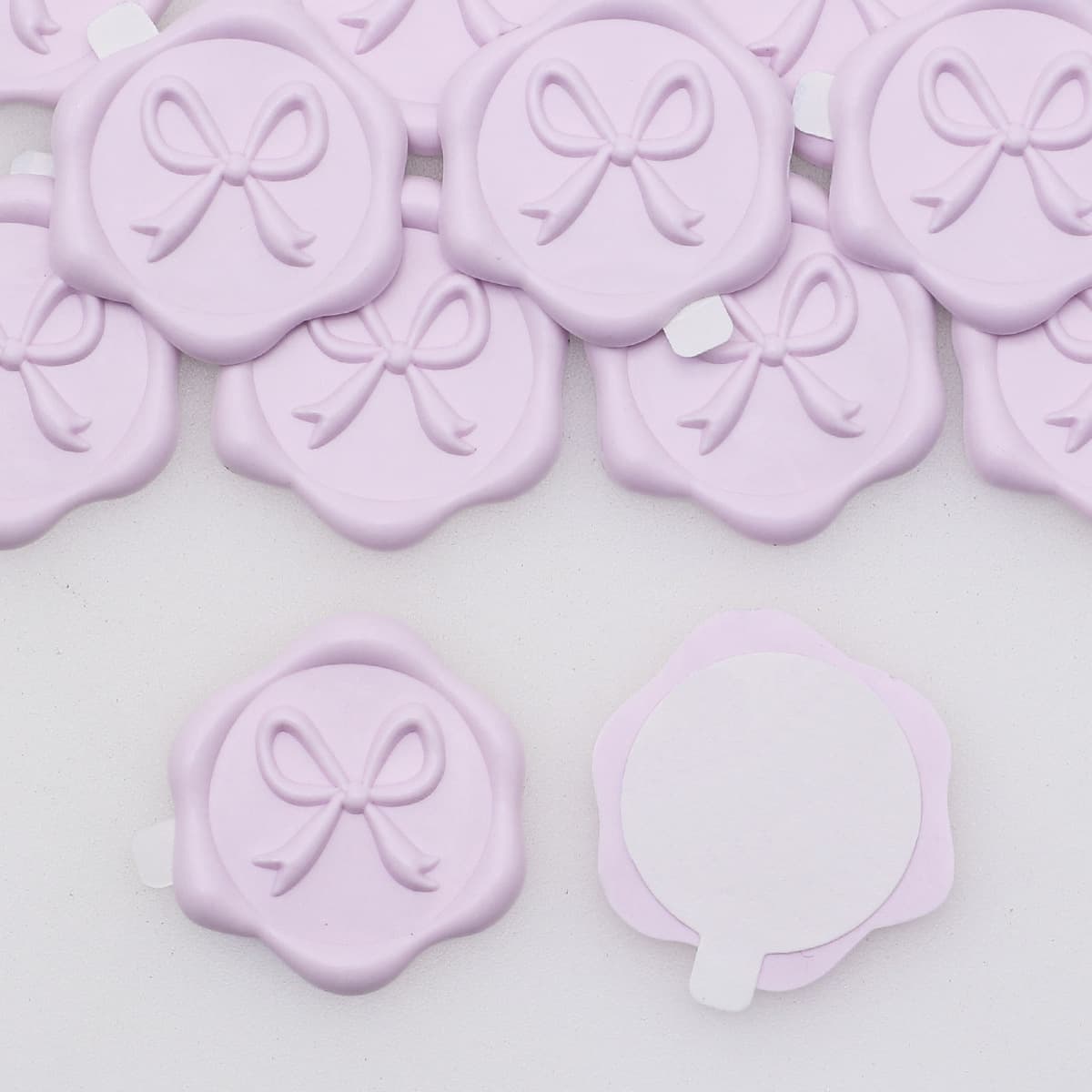 New Butterfly Embossed Wax Seal Sticker with Custom LOGO for Wedding Envelope Closure