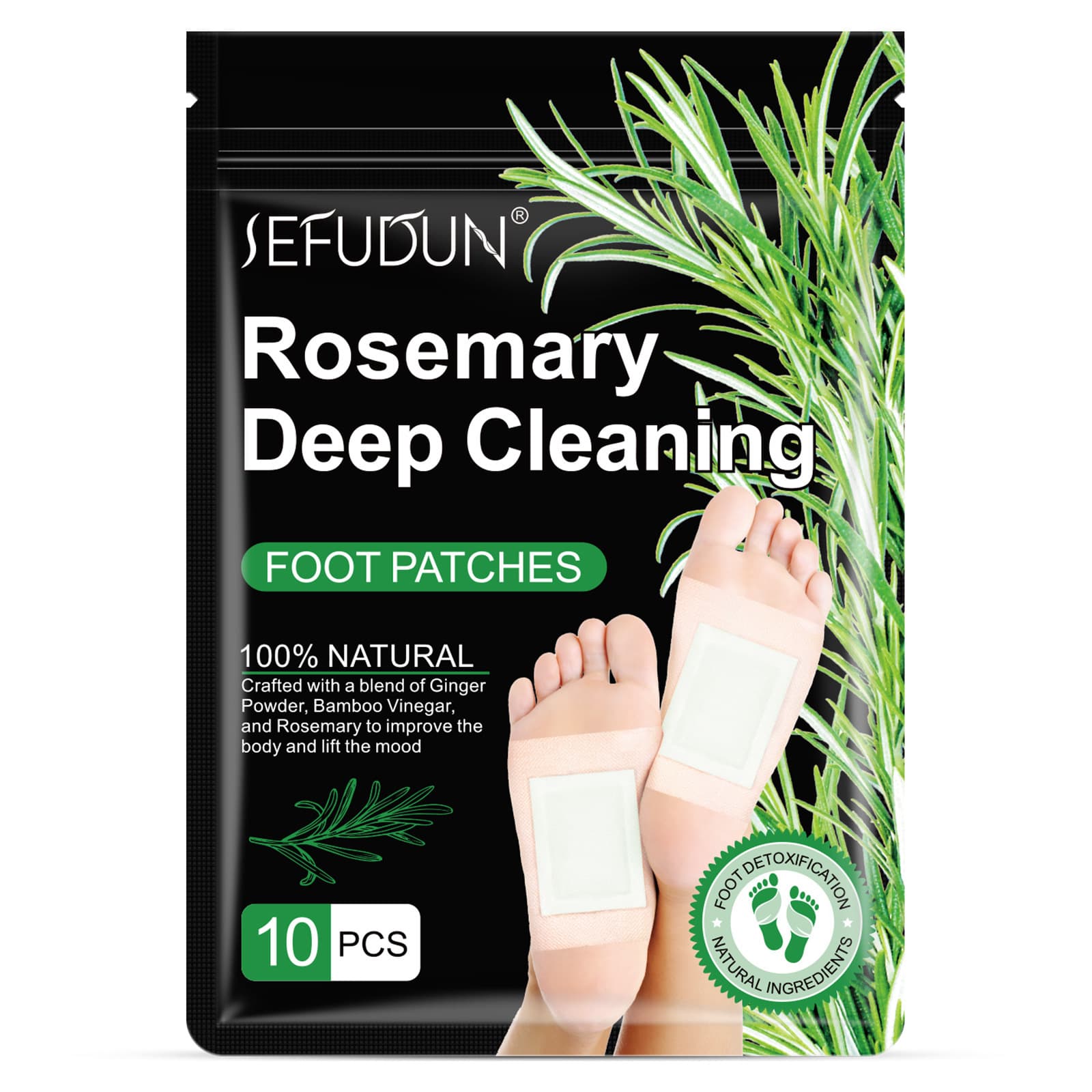 Cross-border Rosemary Foot Patch Moisture Foot Patch Body Care Beauty Personal Care Skin