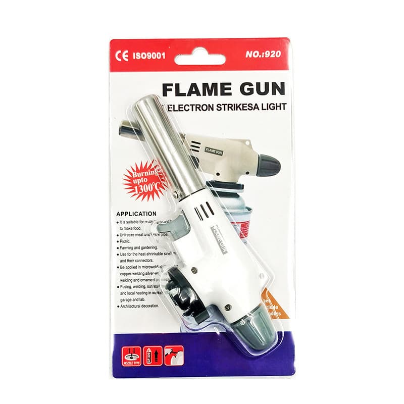 920 flamethrowing gun liquefied gas tank flamethrowing gun handheld lighter baking welding gun head picnic flamethrower