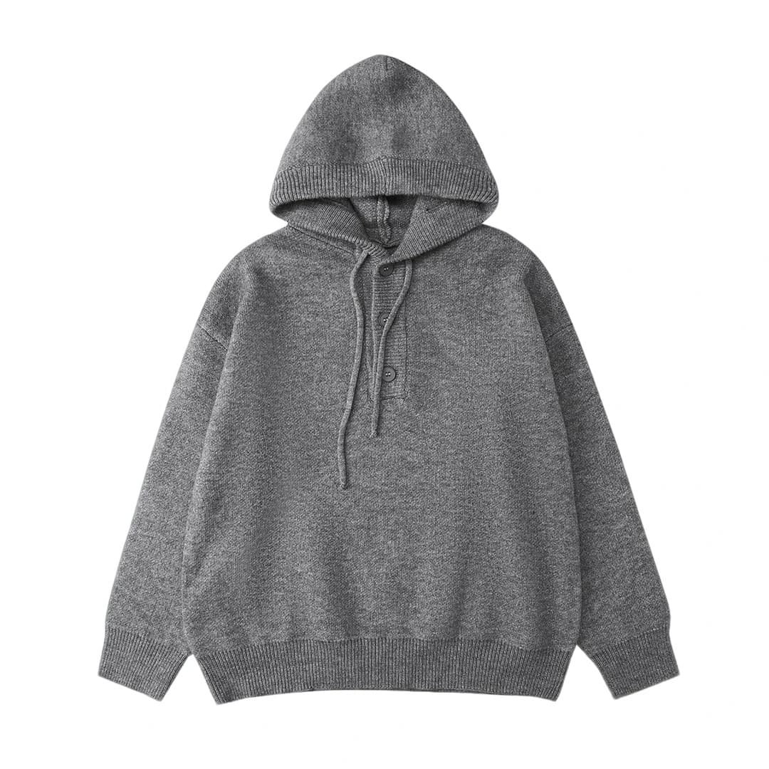 New Winter Cleanfit Pullover Hooded Sweater Coat for Couples, Loose Fit Casual Autumn Winter Top
