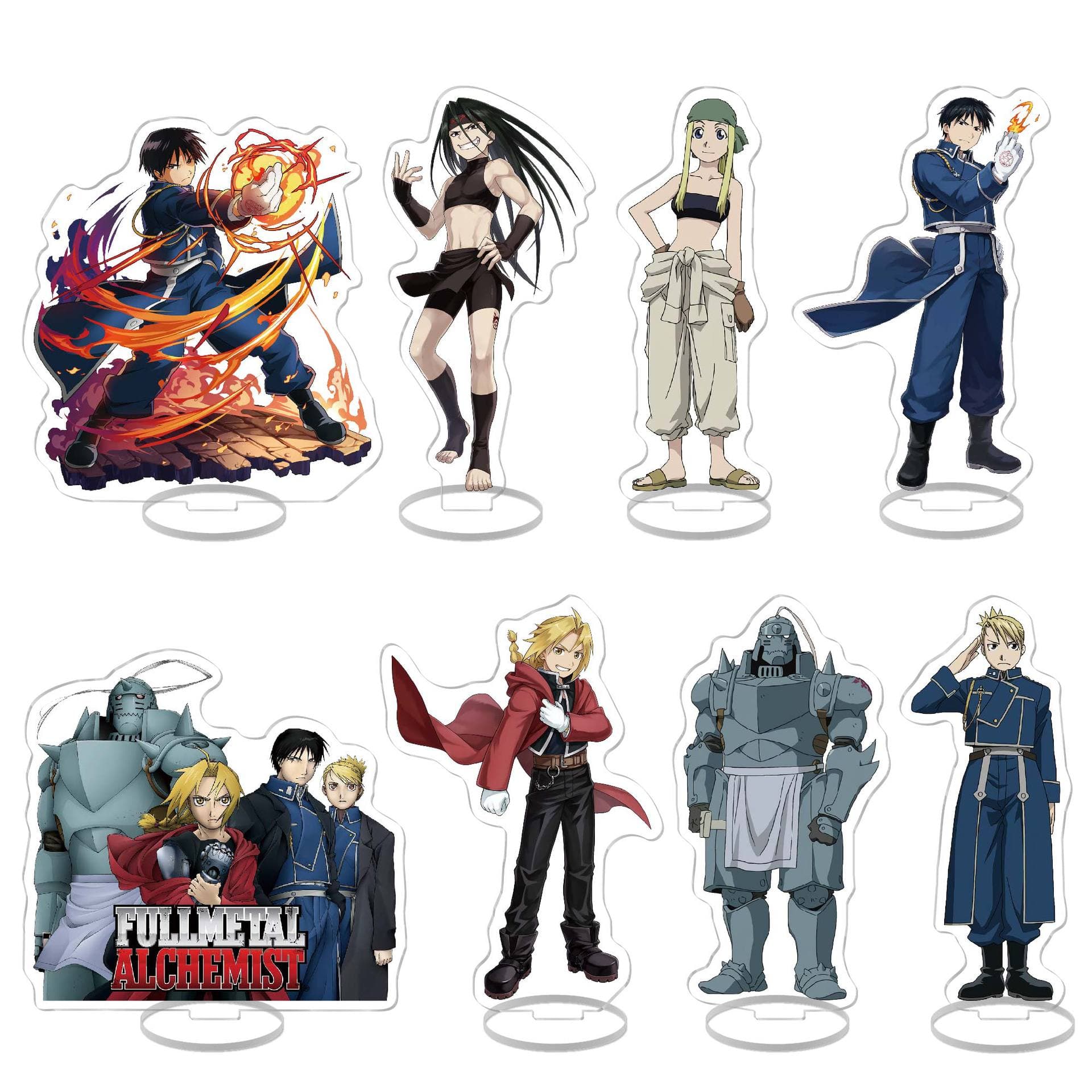 Anime Merchandise Fullmetal Alchemist Edward Alphonse Acrylic Large Stand Figure