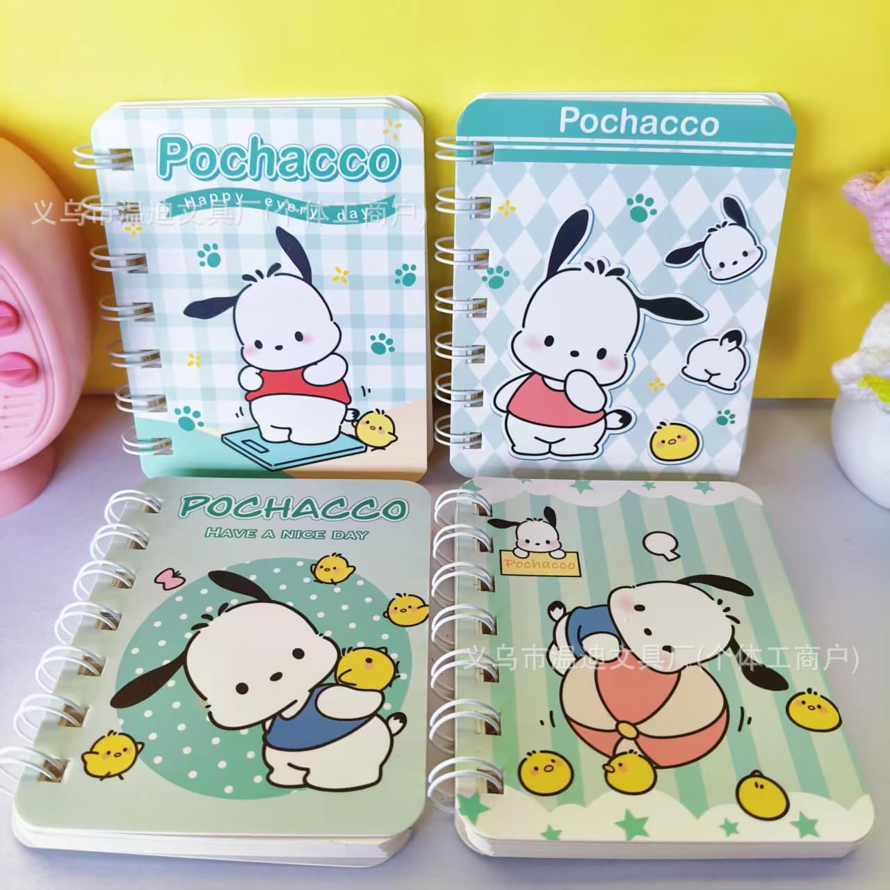 Pacha dog stationery gift coil book cute cartoon pocket small notebook horizontal line A7 notepad notebook