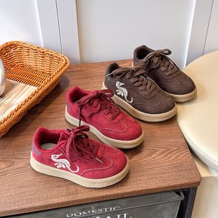 Children's Board Shoes 2026 Spring/Summer New Korean Style Boys and Girls Casual Sneakers German Training Shoes Agam Shoes Casual Shoes