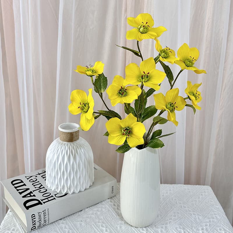 Factory Direct Rabbit Sunflower Artificial Flower Large Shopping Mall Wedding Decoration Fake Flower Home Desktop Ornament Artificial Flower