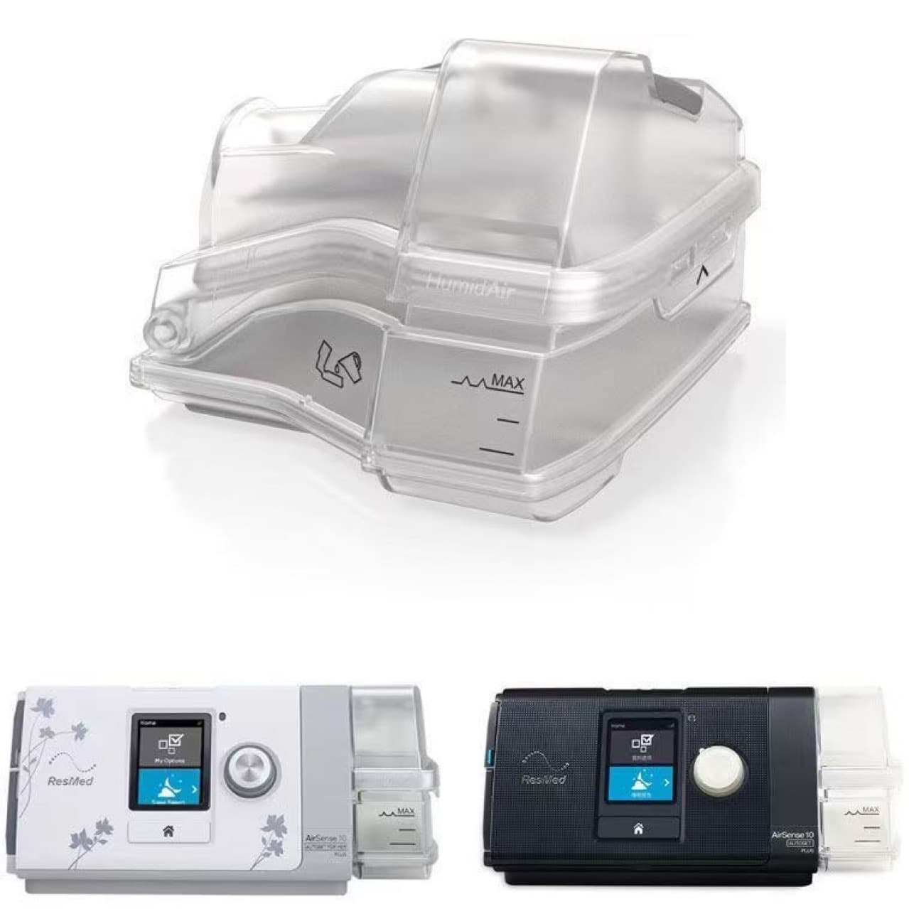 Replacement Water Chamber Humidifier Tub Water Tank for ResMed S10 Ventilator, CPAP Accessories