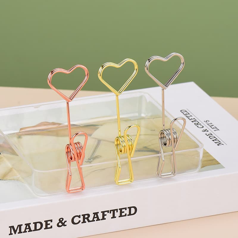Menu Clip Metal Price Tag Sign Board Bakery Card Holder Restaurant Menu Price Display Stand