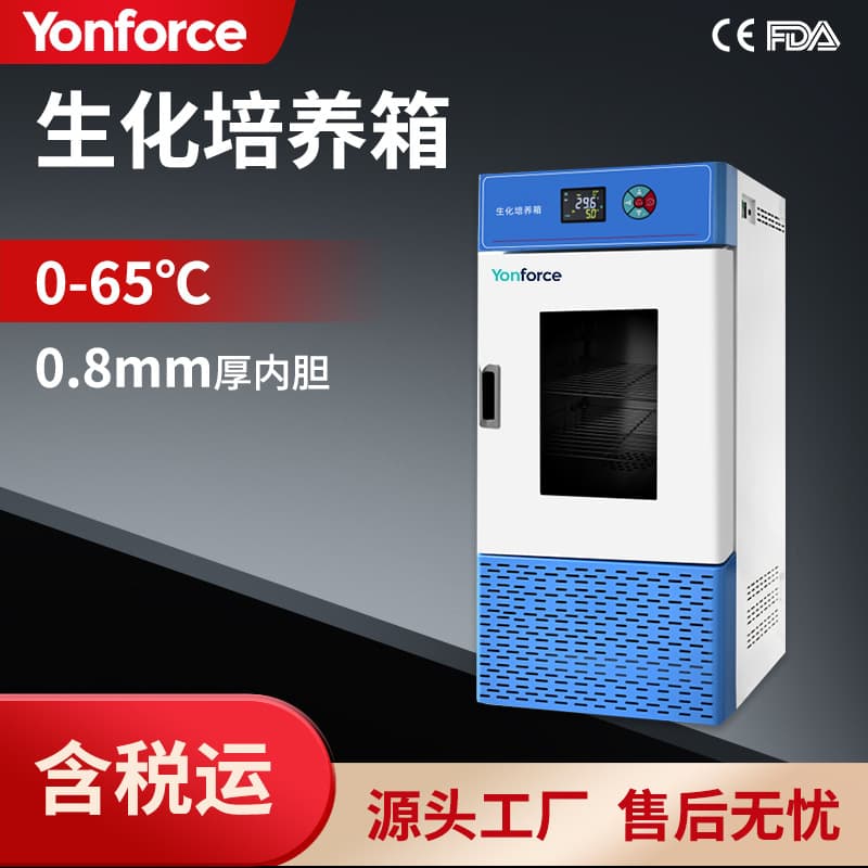 Economy-grade biochemical incubator for constant temperature culture of cells and microorganisms.