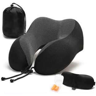 Amazon Cross-Border Memory Foam Travel Pillow Airplane Pillow Cervical U-Shaped Pillow Car Office Nap Neck Pillow