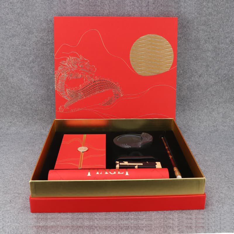 Custom Flip Lid Gift Box for Lipstick, Skincare, Business, and New Year Gifts