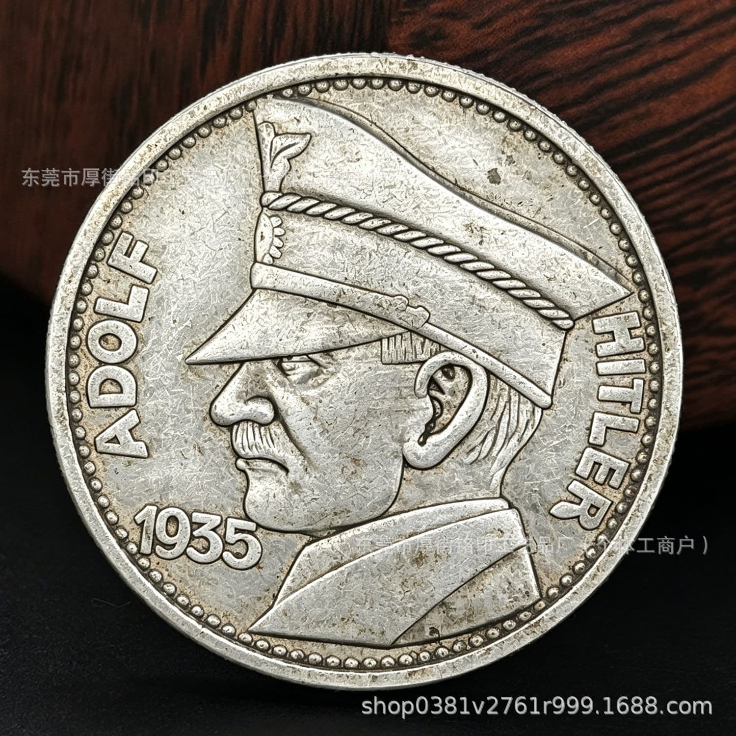 1935 German 5 Mark Antique Vintage Collectible Coin Replica Third Reich Eagle Emblem Commemorative Medal
