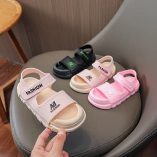 2023 New Children's Sandals, Baby Toddler Walking Shoes, Anti-Collision Toe, Comfortable Soft Sole, Outdoor Beach Shoes for Kids