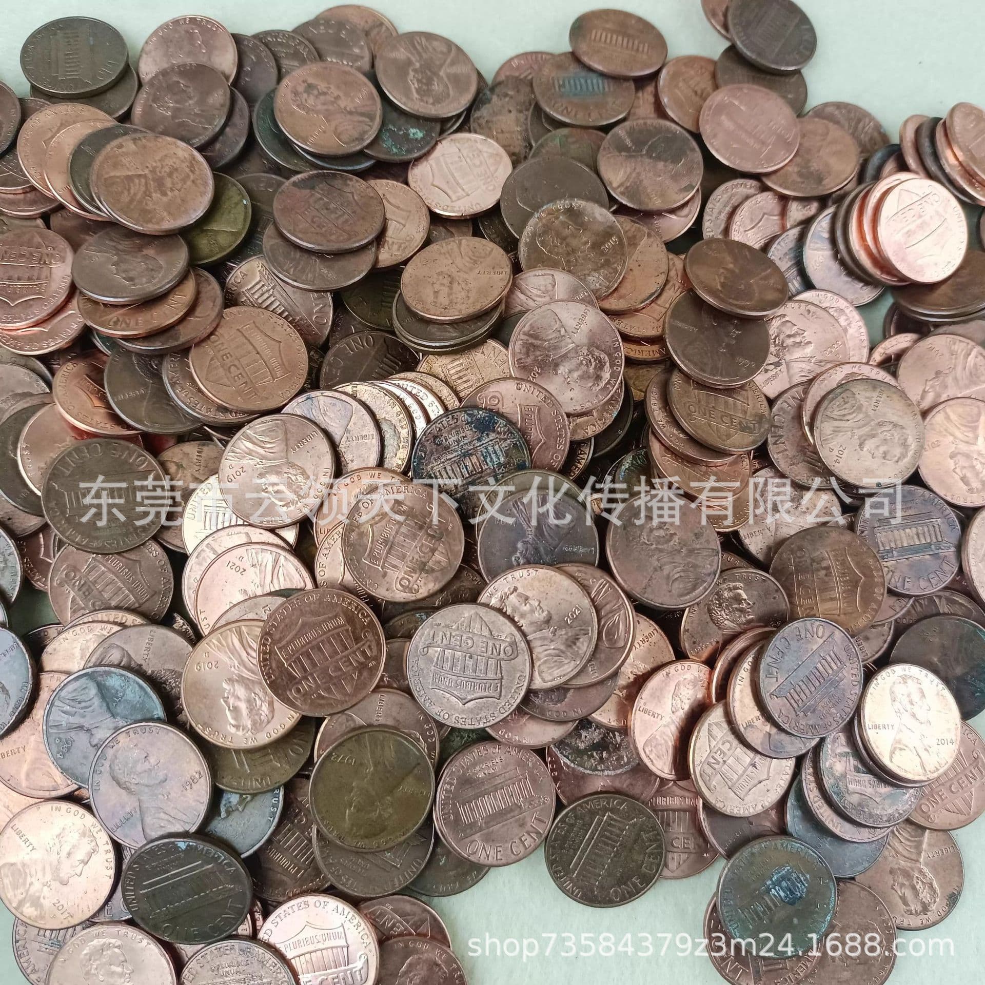 USA 1 Cent Old Coin American Coin Foreign Coin Genuine Authentic Retired Collectible