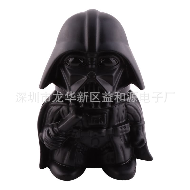 Black Warrior Grinder 2.5 Inch Three-Layer Star Wars General Zinc Metal Grinder
