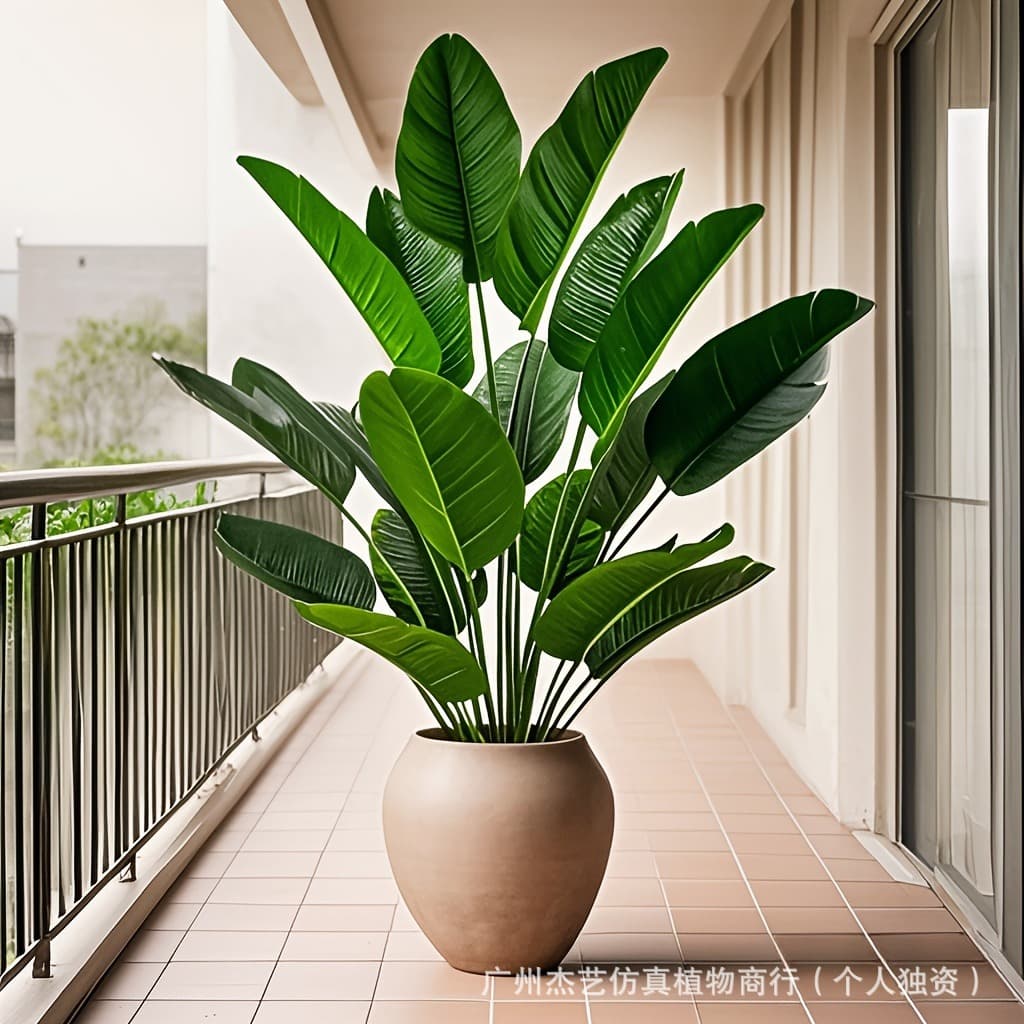 Drop Shipping Artificial Traveler's Palm Potted Plant Sales Center, Suitable for Hotel Front Desk and Coffee Shop Display