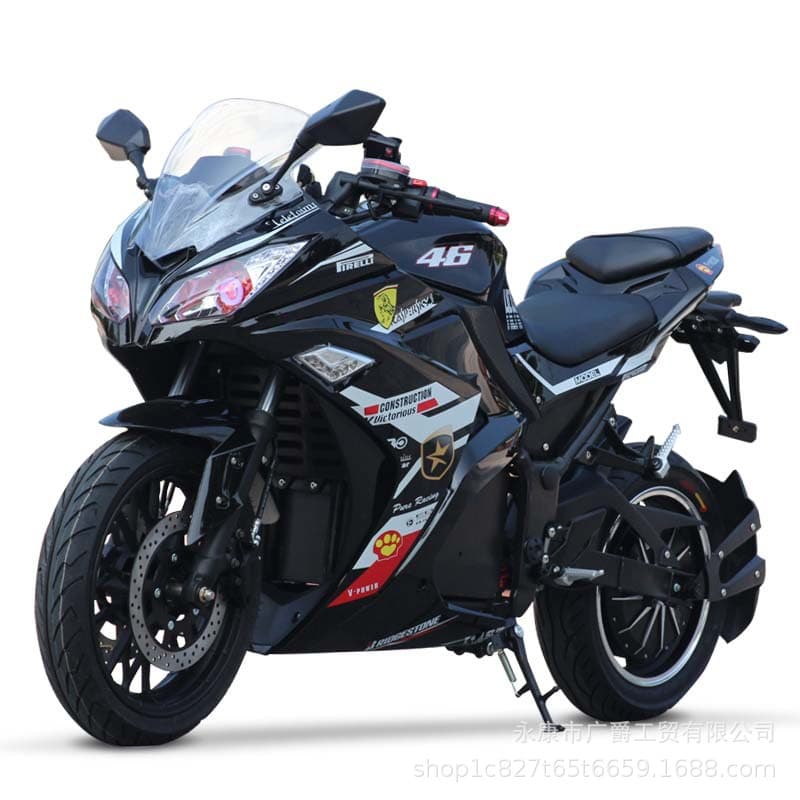 Dz Cross-Border Electric Motorcycle Sports Car Ninja R 0.15kg Wheel High-Speed Electric Motorcycle 3000W72V Russia