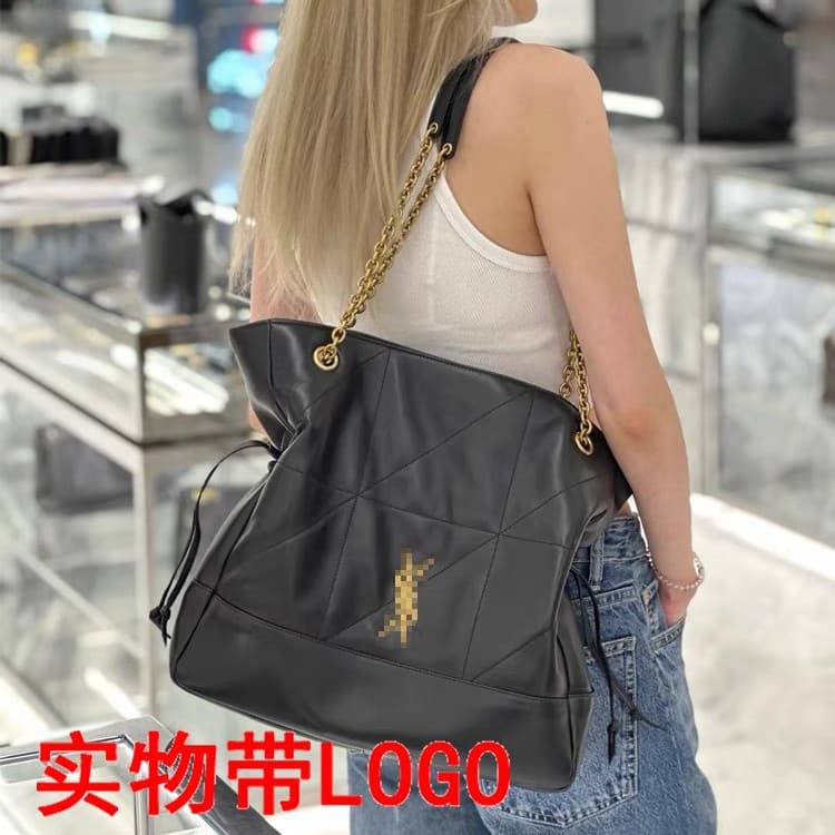 Original branded large-capacity YSL Jamie lucky bag, diamond-quilted tote bag, shoulder bag, versatile fashion bag