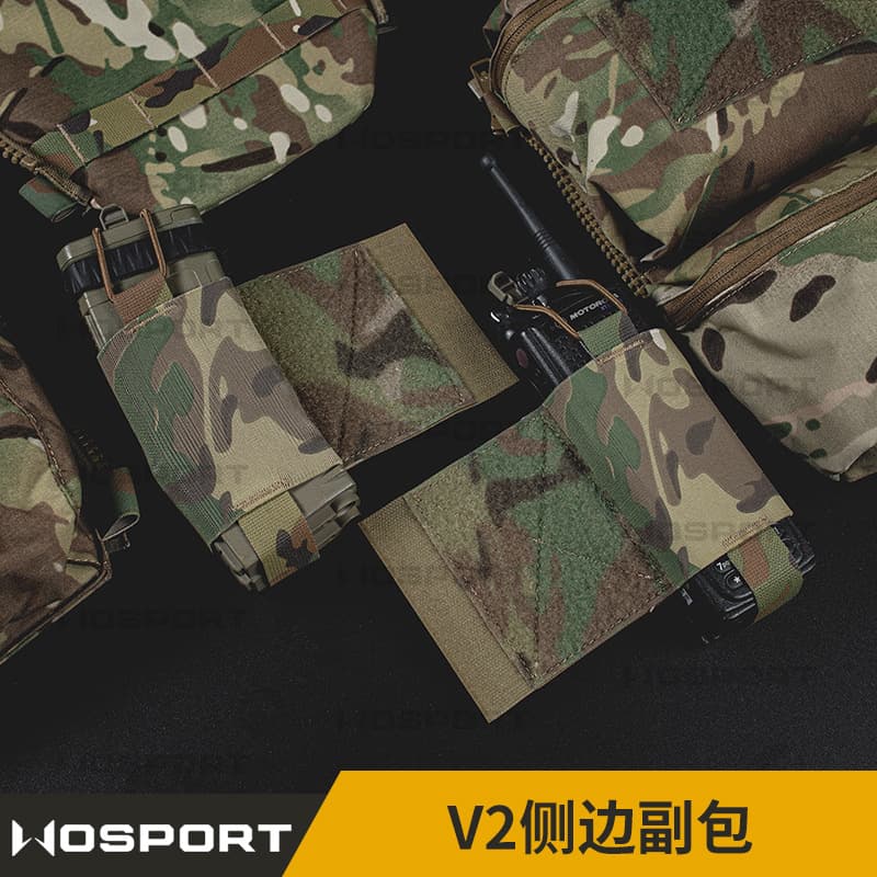 WOSPORT multifunctional expansion combination tool bag, outdoor accessory bag storage bag, V2 side camouflage bag