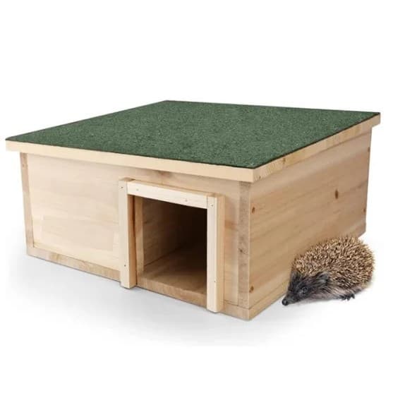 Customized pet house, hamster house, hedgehog house, solid wood outdoor waterproof house, asphalt felt roof, anti-corrosion wood