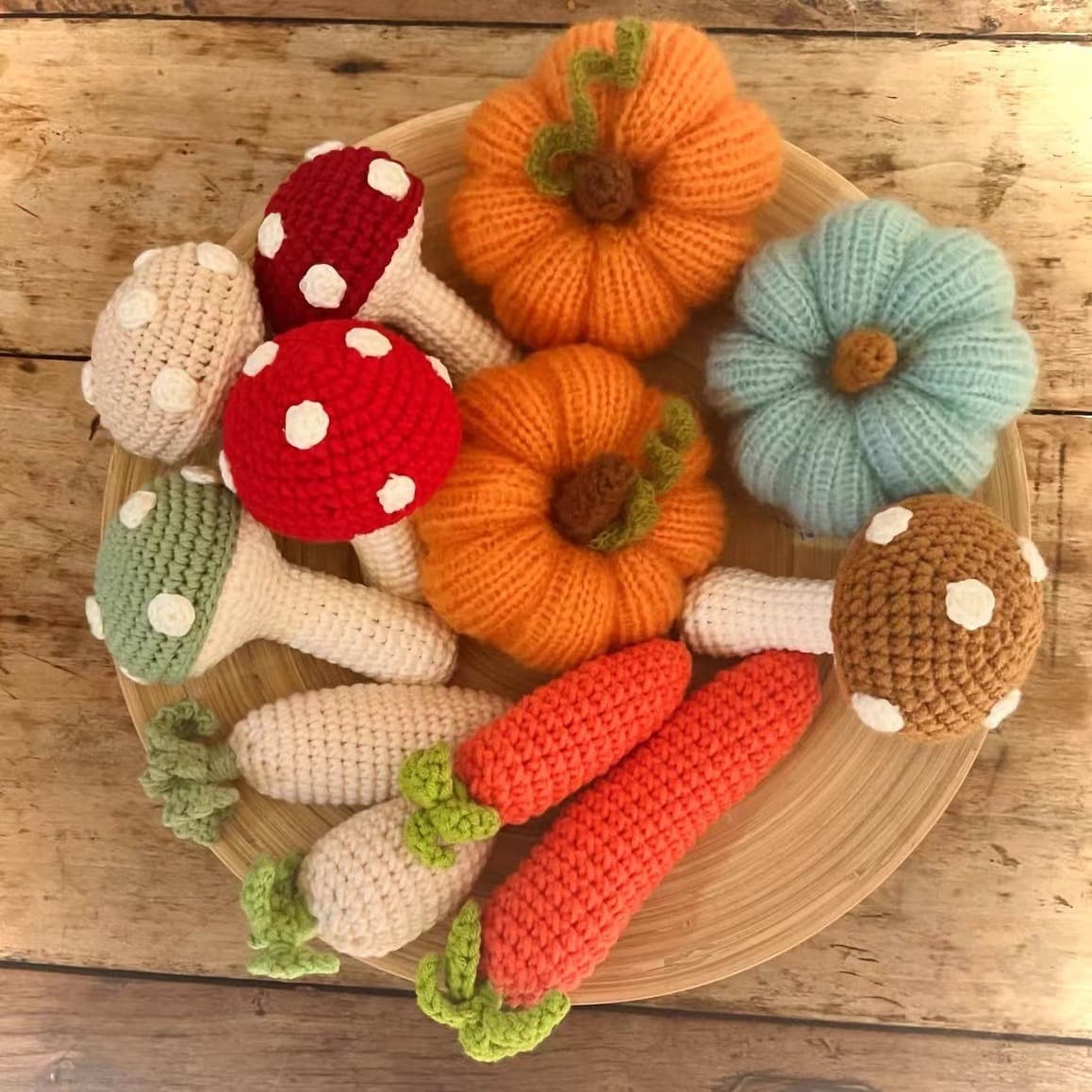 Creative Baby Photo Prop Knitted Vegetable Toy Decoration Photography Accessory